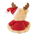 Mjukren naturelle rouge Renne en peluche RPET 