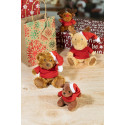 Mjukren naturelle rouge Renne en peluche RPET 