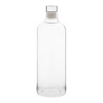 Agua transparant  glazen fles 