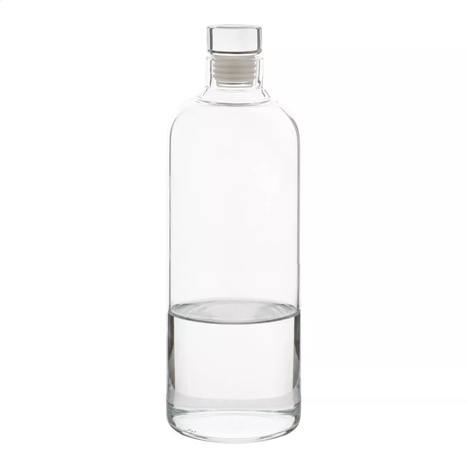 Agua transparent  glass bottle 