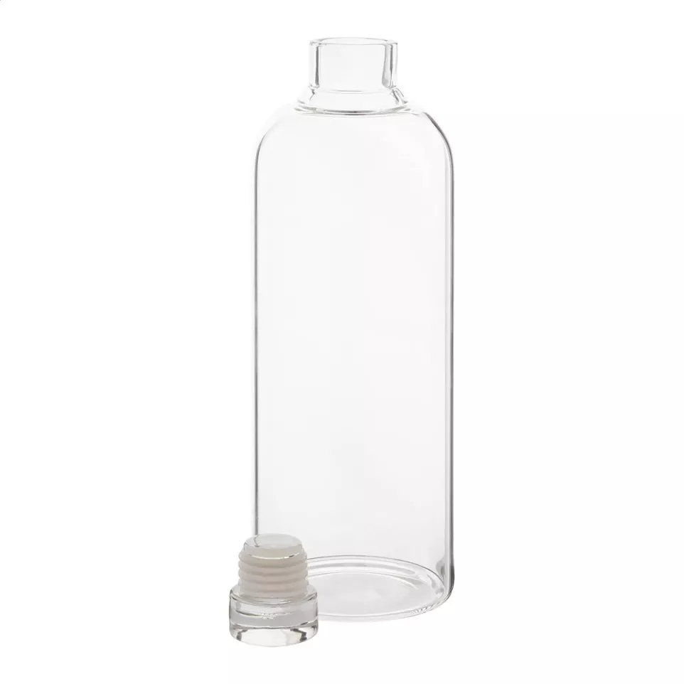 Agua transparent  glass bottle 