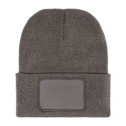 Patchie dark grey  RPET winter hat 