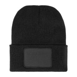 Patchie noir  Bonnet d'hiver en RPET 