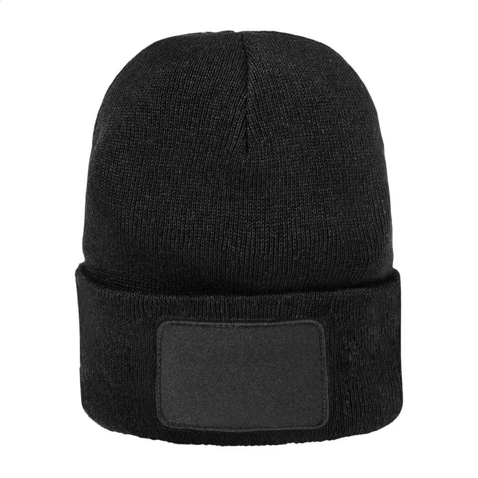 Patchie noir  Bonnet d'hiver en RPET 