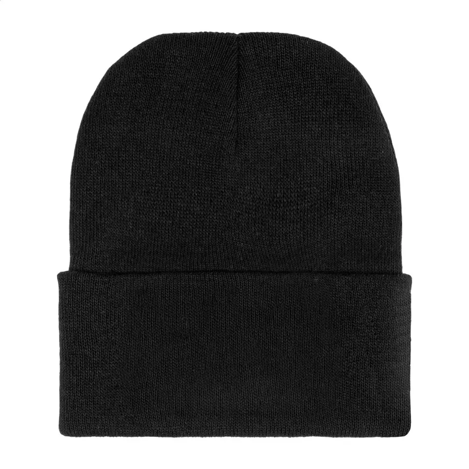 Patchie black  RPET winter hat 