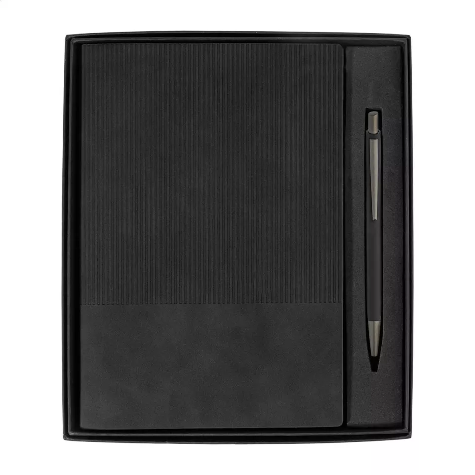 Strium black  notebook set 
