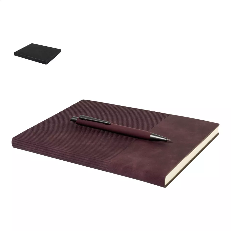 Strium burgundy  notebook set 