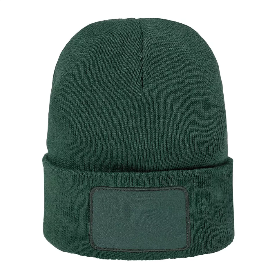 Patchie dark green  RPET winter hat 