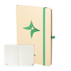 Collus A5 green  colour revealing notebook 
