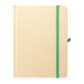 Collus A5 vert  carnet de notes aux couleurs révélatrices 