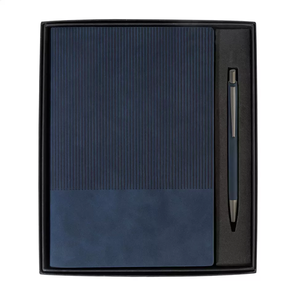 Strium donker blauw  notebookset 