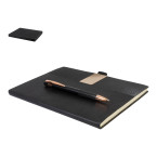 Rozzet zwart  notebookset 