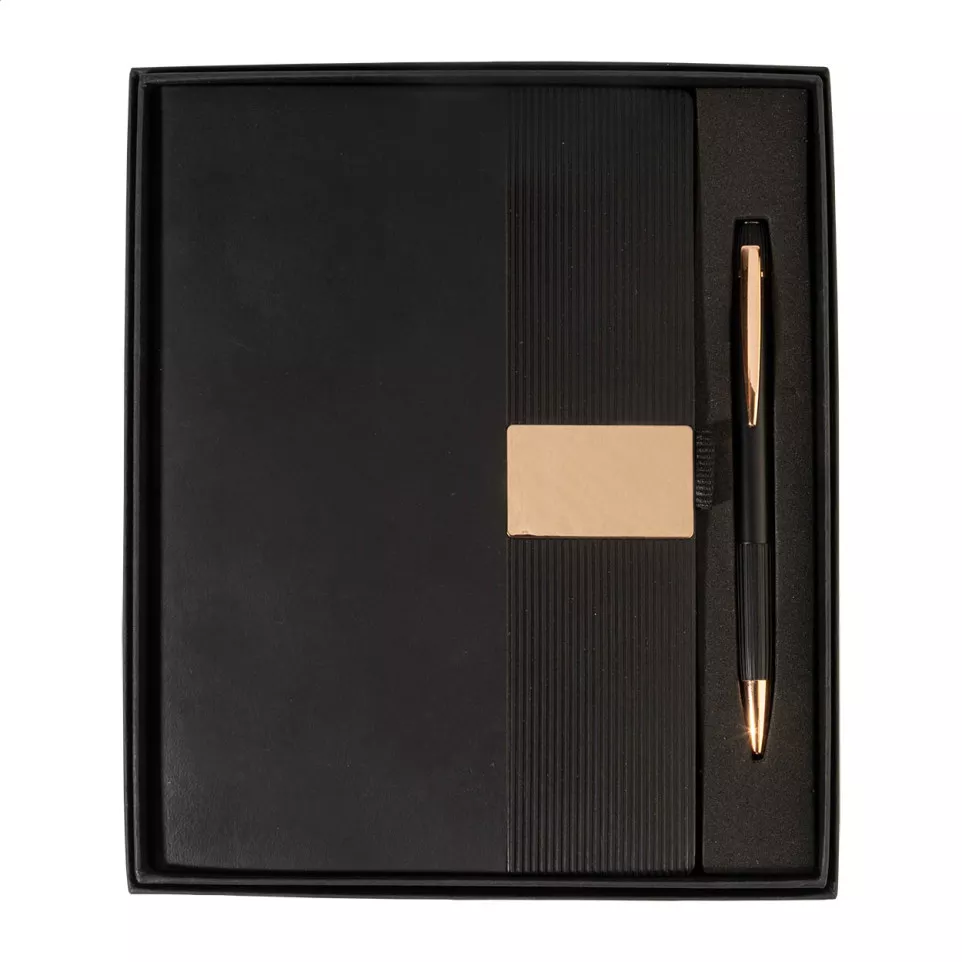 Rozzet zwart  notebookset 