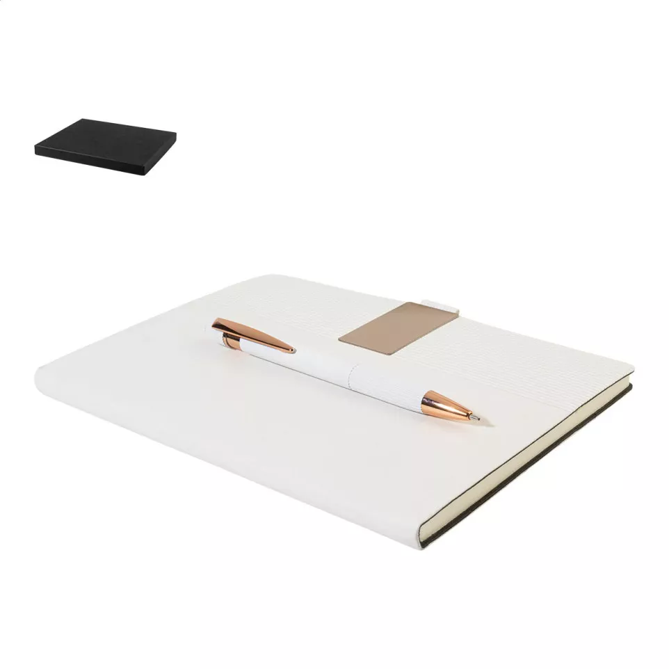 Rozzet white  notebook set 