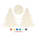Malagran natuurlijk meerkleurig DIY Kerstboom 