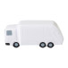 Binbud white  antistress ball 