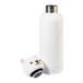 ZooSip white  kids insulated bottle, bear 