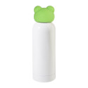 ZooSip white green kids insulated bottle, frog 