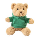Hobear green  RPET pluh teddy bear with hoodie 