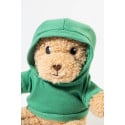 Hobear groen  RPET pluh teddybeer met hoodie 