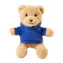 Hobear blauw  RPET pluh teddybeer met hoodie 
