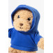Hobear blauw  RPET pluh teddybeer met hoodie 