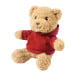 Hobear rood  RPET pluh teddybeer met hoodie 