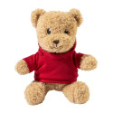 Hobear rouge  Ours en peluche en RPET avec sweat à capuche 