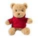 Hobear rouge  Ours en peluche en RPET avec sweat à capuche 