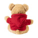 Hobear rouge  Ours en peluche en RPET avec sweat à capuche 