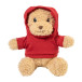 Hobear rouge  Ours en peluche en RPET avec sweat à capuche 
