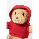 Hobear rouge  Ours en peluche en RPET avec sweat à capuche 
