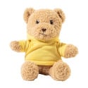 Hobear jaune  Ours en peluche en RPET avec sweat à capuche 