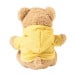 Hobear yellow  RPET pluh teddy bear with hoodie 