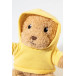 Hobear yellow  RPET pluh teddy bear with hoodie 