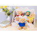 Hobear geel  RPET pluh teddybeer met hoodie 