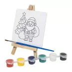 Malajul natuurlijk meerkleurig Kerst schilderset 