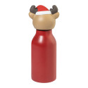 Nordflaska rouge  Bouteille isotherme de Noël, renne 