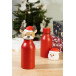 Nordflaska rood  Kerst geïsoleerde fles, rendieren 