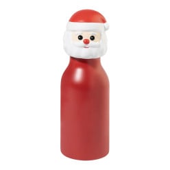 Nordflaska rood  Kerst geïsoleerde fles, Santa 