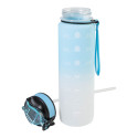 Sipgrade licht blauw  RPET motivatie fles 