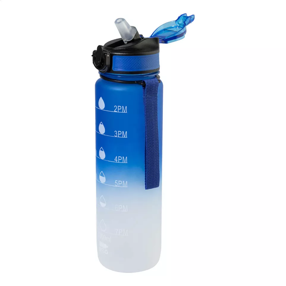 Sipgrade blauw  RPET motivatie fles 