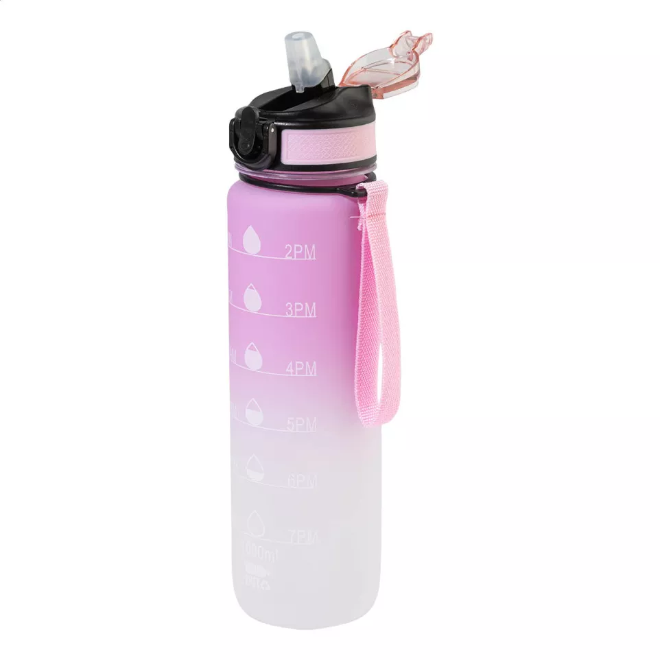 Sipgrade rose  RPET motivational bottle 