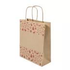 Julegave L naturelle  Sac cadeau de Noël, grand format 