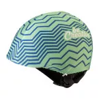 CreaHelm Slope white  custom ski helmet cover 