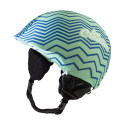 CreaHelm Slope white  custom ski helmet cover 