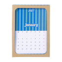 CreaDate Shuffle white  custom desk calendar 