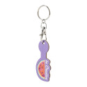 ColoShop Creative Wood natural  trolley coin keyring 