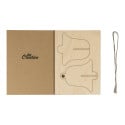 FestiCard Kraft natural  Christmas card, bell 