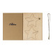 FestiCard Kraft natural  Christmas card, star 
